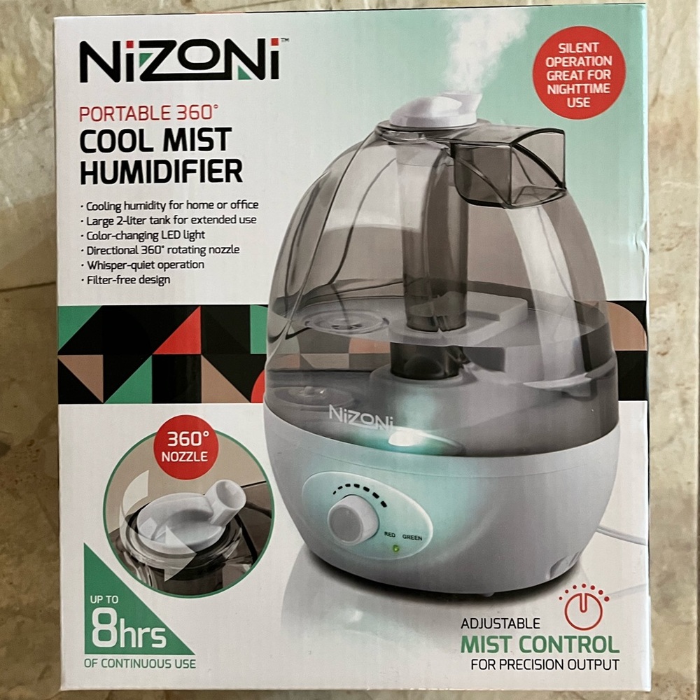 Nizoni Cool Mist Humidifier